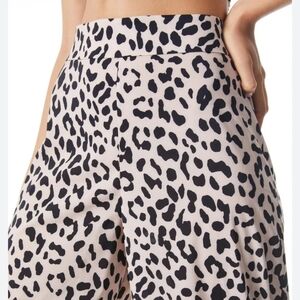 Alice + Olivia Black Spot Pattern Trousers